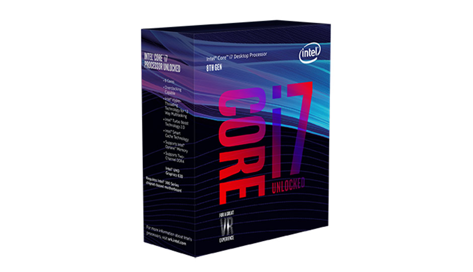 CPU Intel I7 8700k 3.7Ghz Turbo Up to 4.7Ghz 